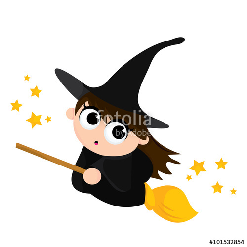 500x500 Flying Witch Stock Image And Royalty Free Vector On Fotolia