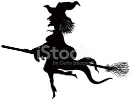 262x199 Flying Witch Vector Stock Vectors