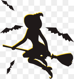 260x277 Flying Witches, Halloween, Bat, Flying V