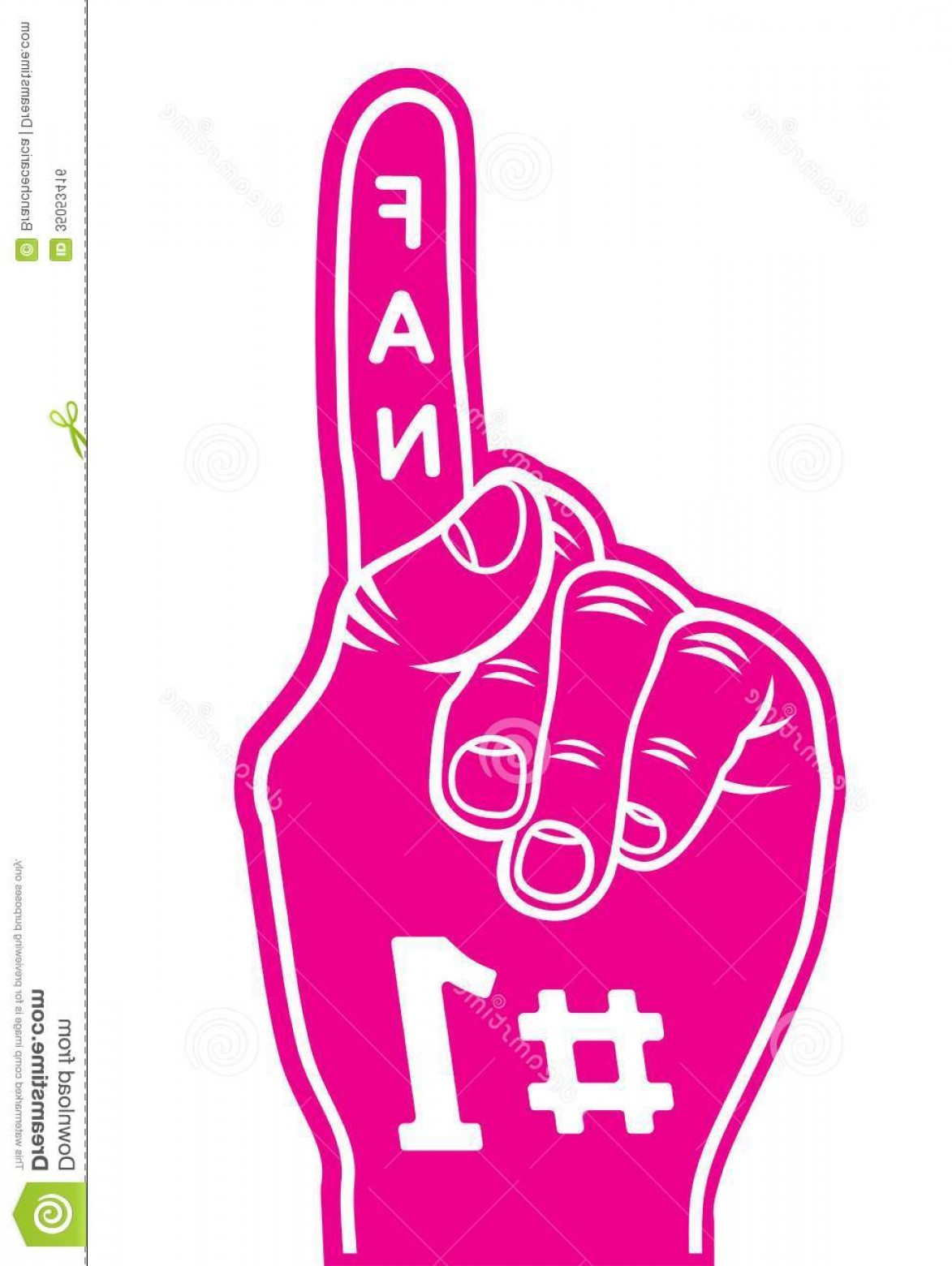 1173x1560 Royalty Free Stock Image Foam Finger Fan Finger Vector