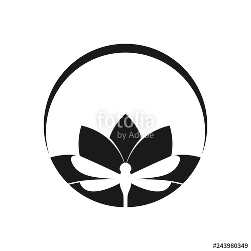 500x500 Dragonfly Vector Logo Stock Image And Royalty Free Vector