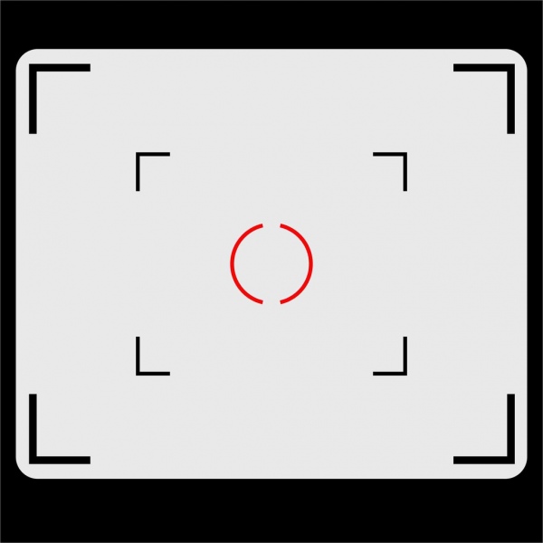 600x600 Focus Camera Free Vector In Adobe Illustrator