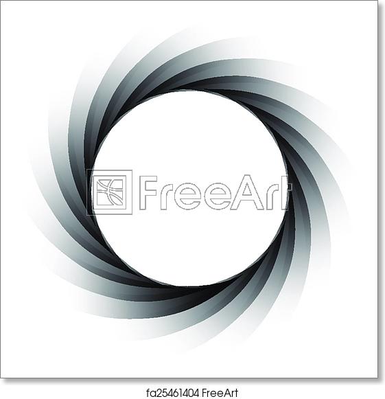 561x581 Free Art Print Of Vector Aperture