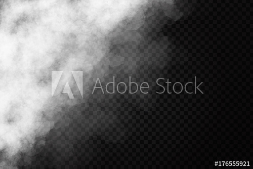 500x334 Vector Realistic Isolated Smoke Effect On The Transparent