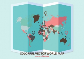 285x200 Folded Map Free Vector Graphic Art Free Download