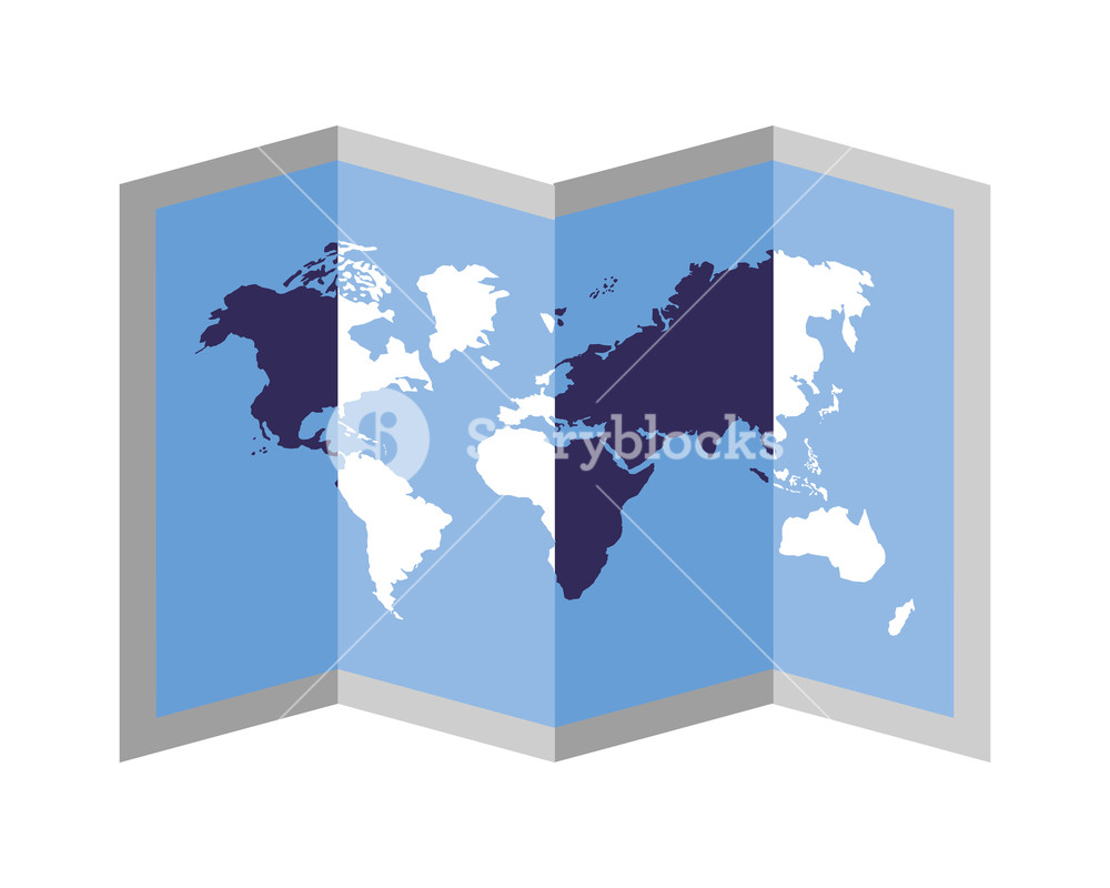 Folded Map Vector at Vectorified.com | Collection of Folded Map Vector ...