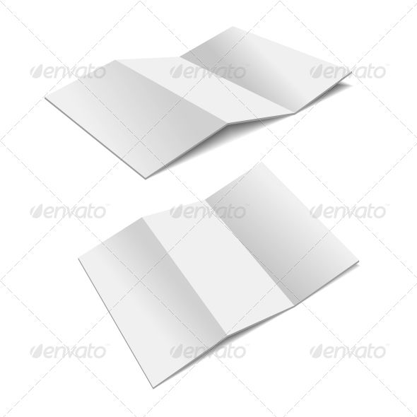 590x590 Folded Paper Vector Illustration On White Background For Design