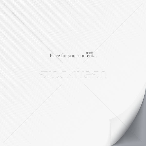 600x600 Vector Folded Sheet Of Paper Vector Illustration Expressvectors