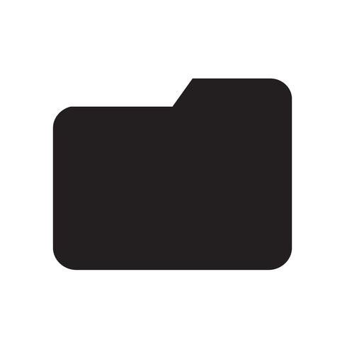 490x490 Folder Icon Vector Illustration