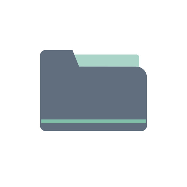 626x626 Illustration Of Folder Icon Vector Free Download