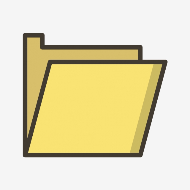 640x640 Vector Folder Icon, Document Icon, Folder Icon, Icon Png
