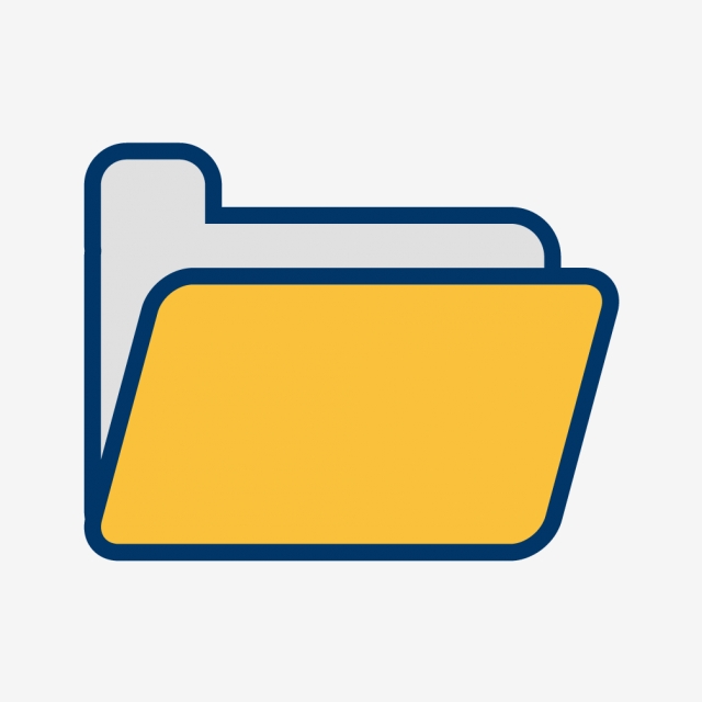640x640 Vector Folder Icon, Folder Icon, Icon, Document Icon Png