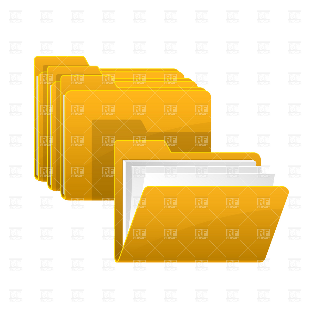 Open Folder Vector Image Of Icons And Emblems Prague 1200x1200 Open Folder Vector Image Of Icons And Emblems Prague