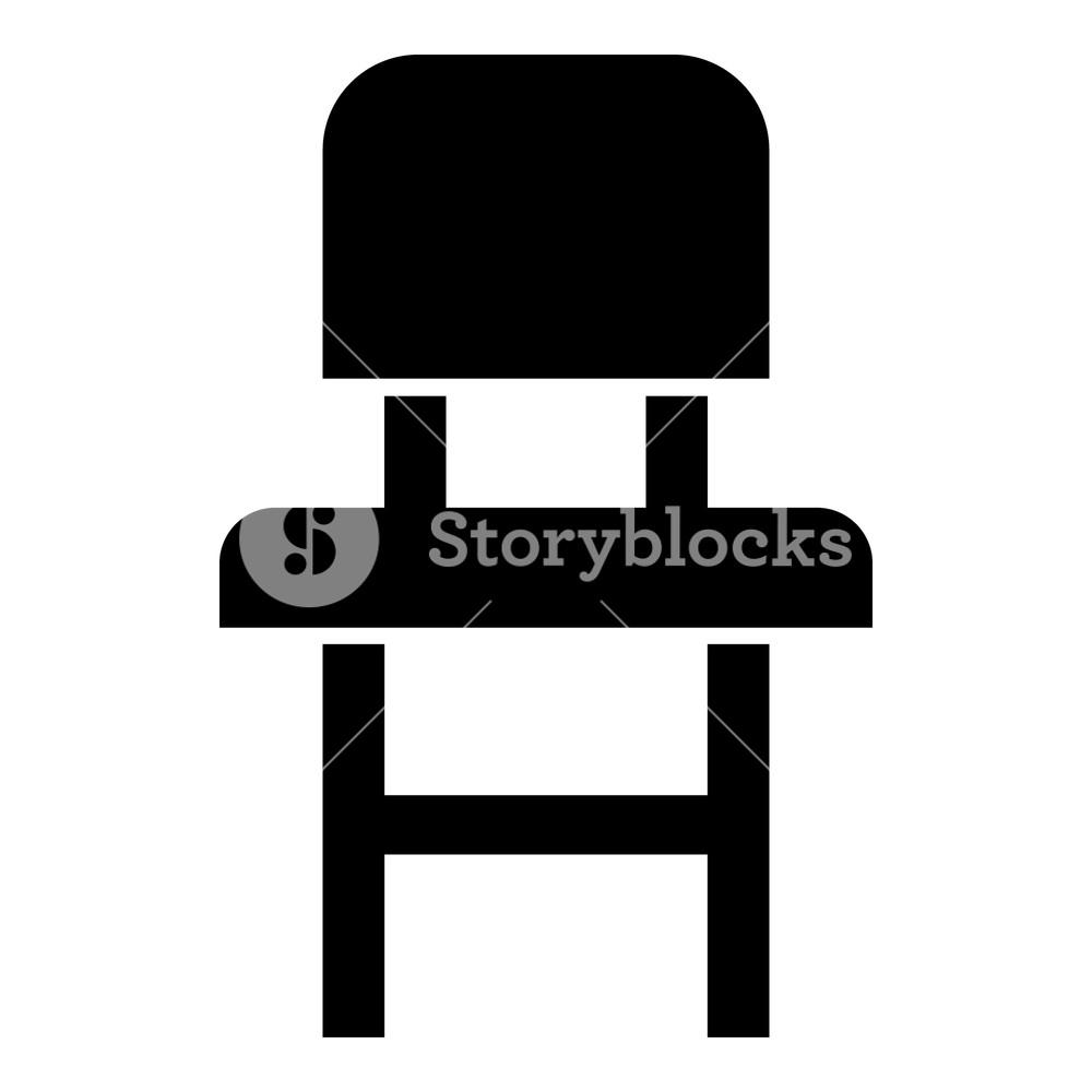 1000x1000 Children Chair Icon Simple Illustration Of Children Chair Vector