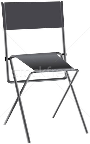 376x600 Folding Chair Vector Illustration Constantine Pankin