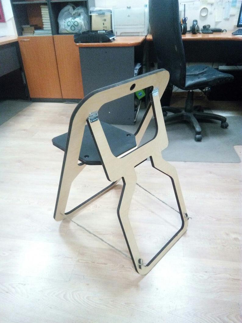 794x1059 Folding Chair Vector Dxf Cdr For Cnc Vector Digital Etsy