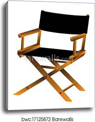 305x390 Chair Vector Illustration, Canvas Print Barewalls Posters
