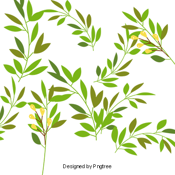 360x360 Vector Foliage Pattern, Vector Pattern, Vector Cartoon Pattern