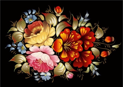 524x368 Folk Art Free Vector Download