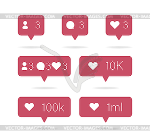 300x279 Social Icon Media Set Icons Pack Comment, Follow