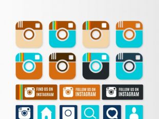 310x233 Free Instagram Vector Graphics Tag Ui Download