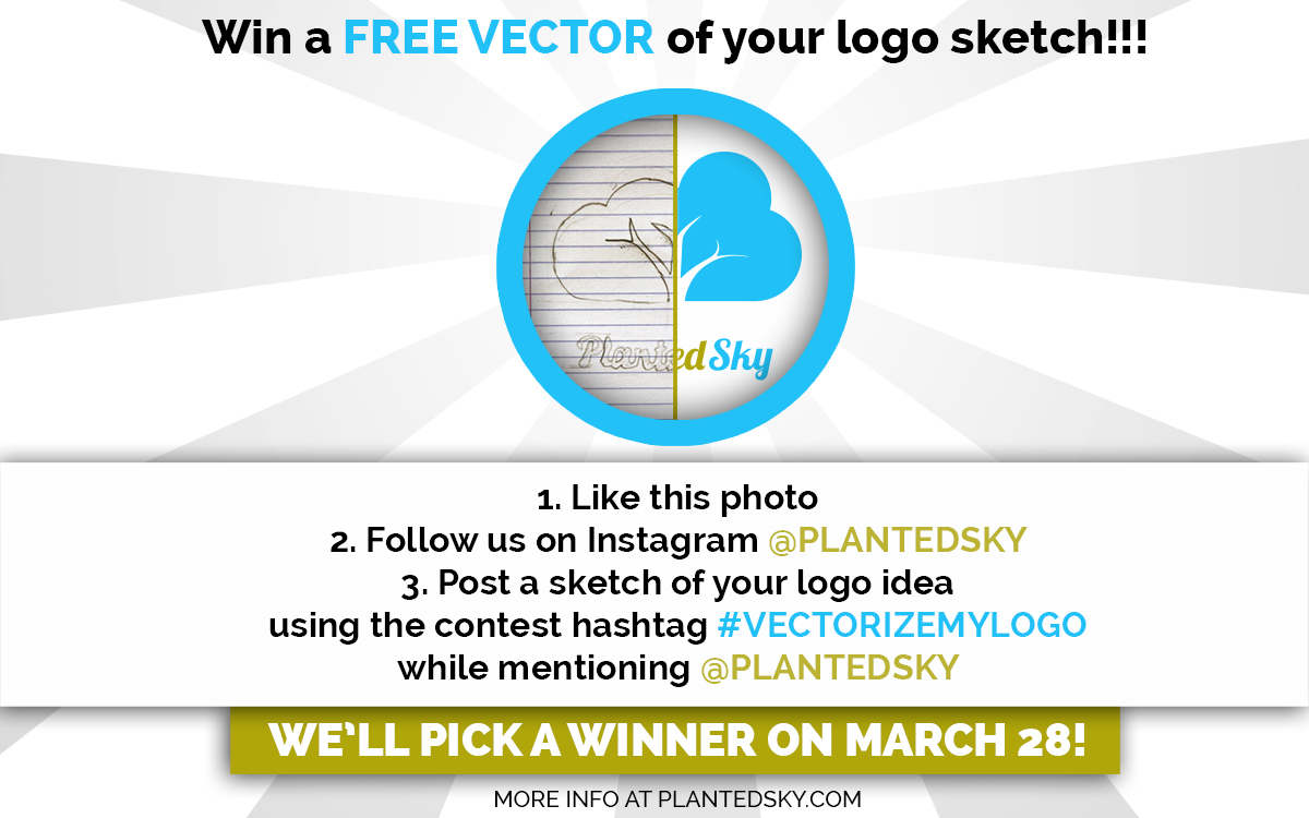 1200x750 Vectorizemylogo Instagram Contest Win A Vector Version Of Your
