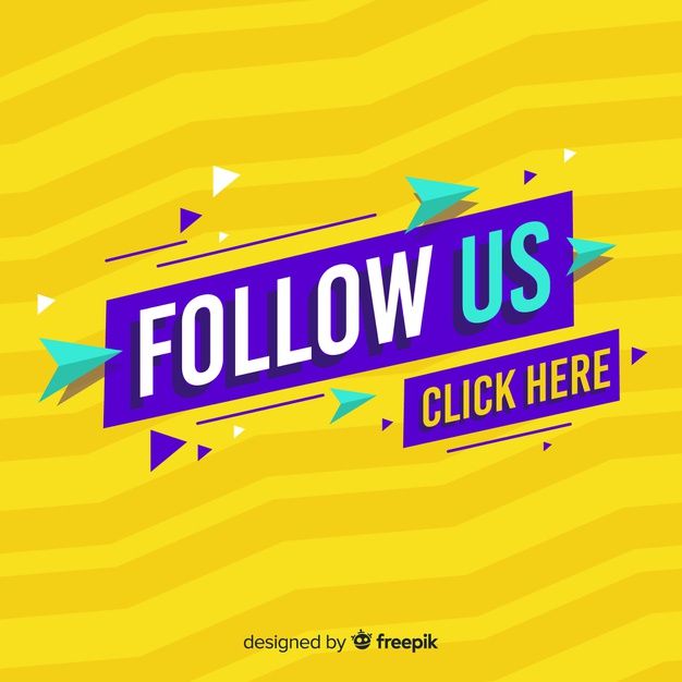 626x626 Follow Us Free Vector Vignesh Banner Design, Social Media