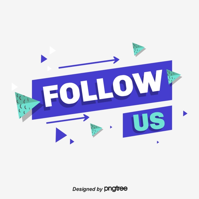 640x640 Geometric Purple Folus Label Element, Follow Us, Triangle