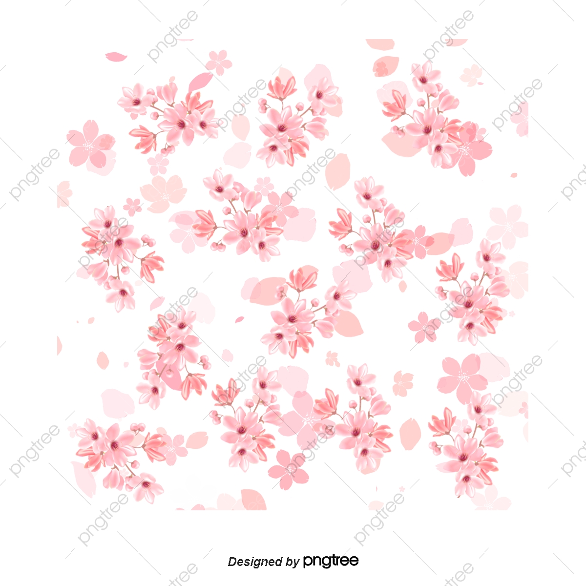 1200x1200 Vector De Flores De Fondo, Flores, Vector De Flores Rojas