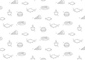 286x200 Food Pattern Free Vector Art