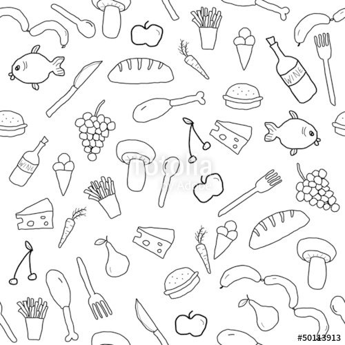 500x500 Food Background Stock Image And Royalty Free Vector