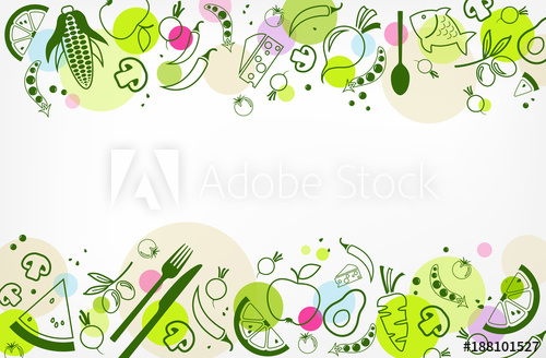 500x328 Colourful Healthy Food Background