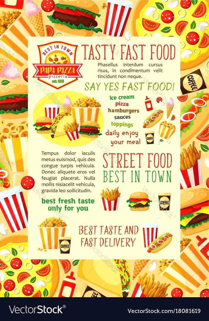 702x1080 Food Banner Template Vector Fast Restaurant Lunch Design