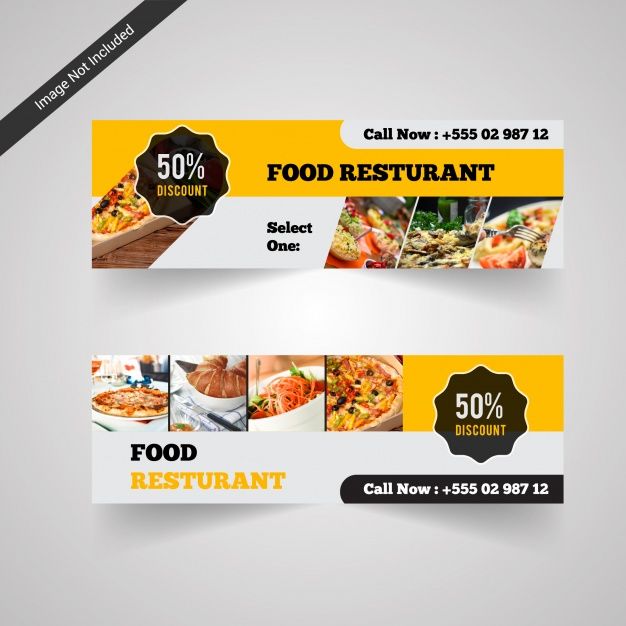 626x626 Food Restaurant Banner Discount Free Vector Company Vector
