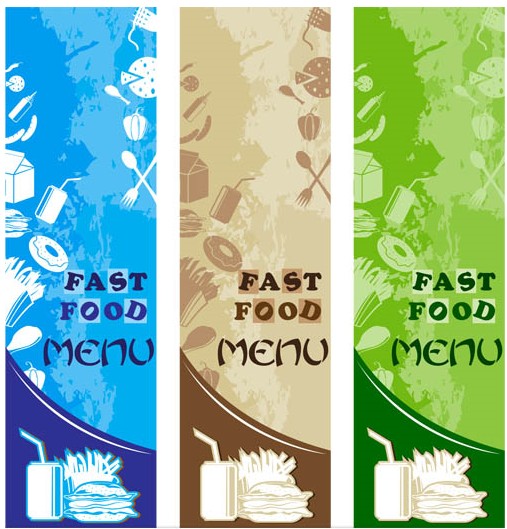 507x529 Fast Food Banners Vector Free Download