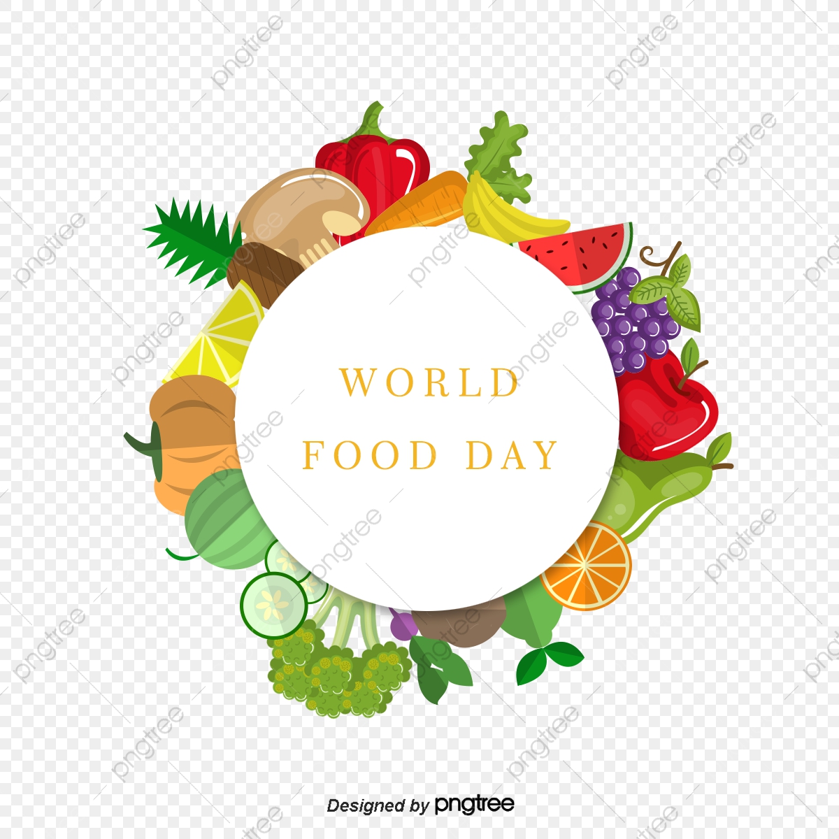 1200x1200 Fruit And Vegetable Food Border, Vector Png, Delicious Food