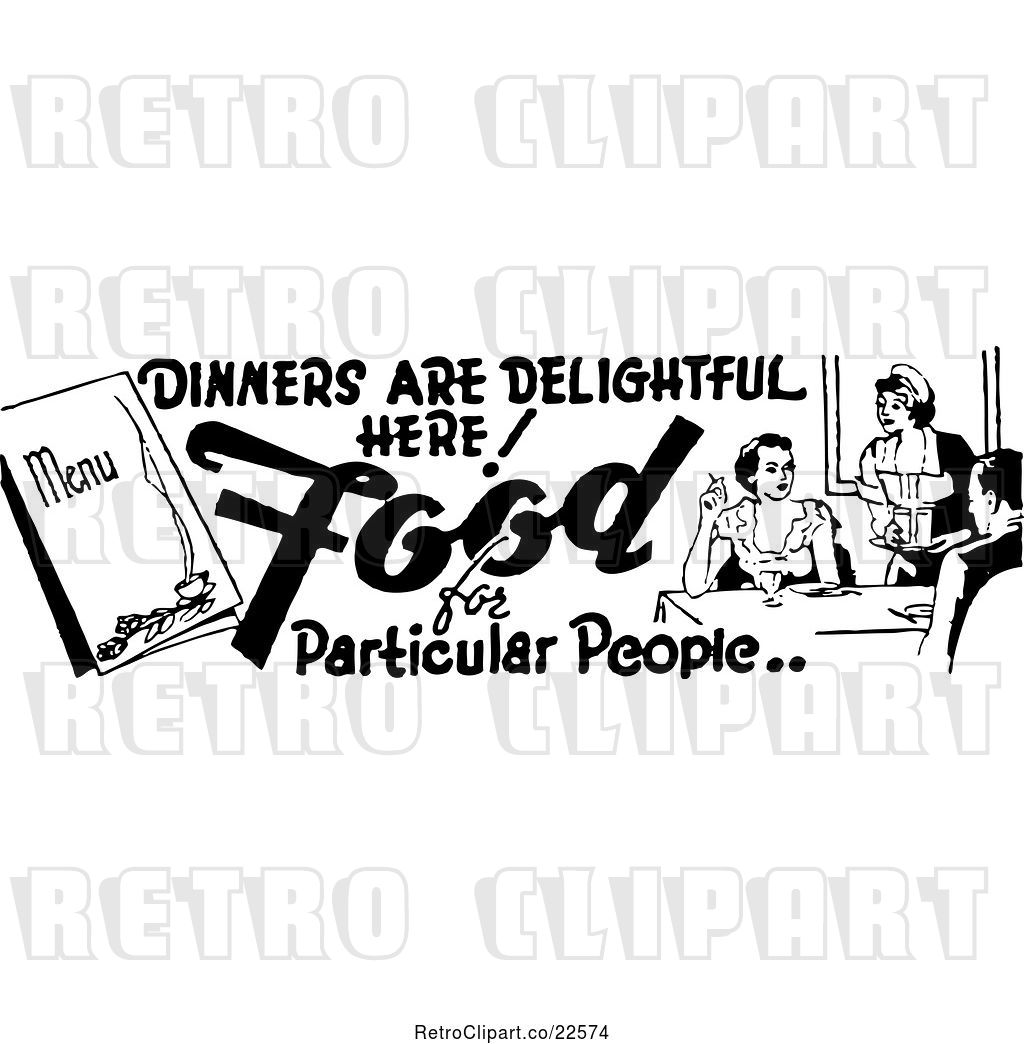 1024x1044 Vector Clip Art Of Dining Food Border