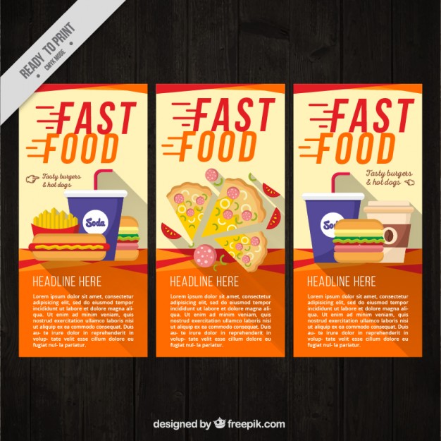 Fast Food Flyer Collection Vector Free Download 626x625 Fast Food Flyer Collection Vector Free Download