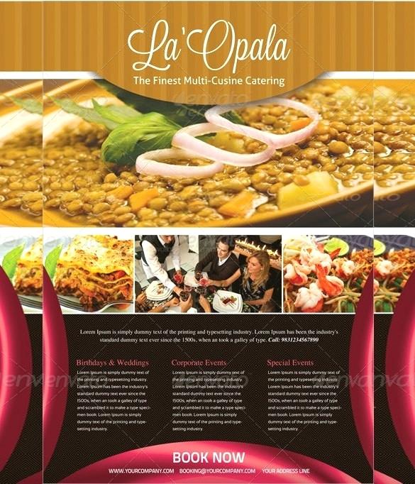 Food Sale Flyer Template Catering Flyers Vector Pamphlet 585x682 Food Sale Flyer Template Catering Flyers Vector Pamphlet