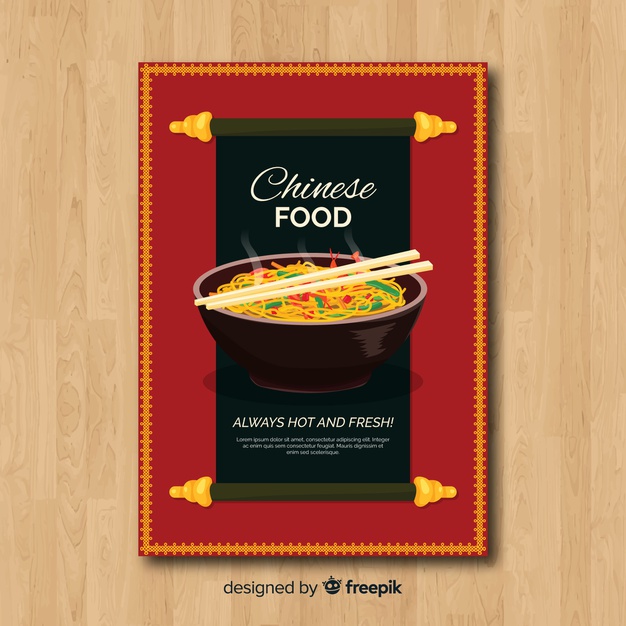 Chinese Food Flyer Vector Free Download 626x626 Chinese Food Flyer Vector Free Download