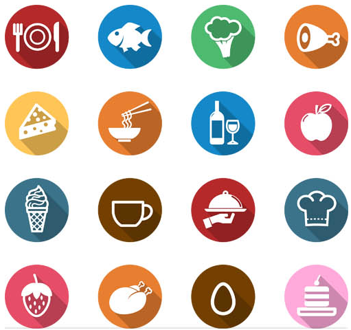 511x480 Food Flat Icons Creative Vector Free Download