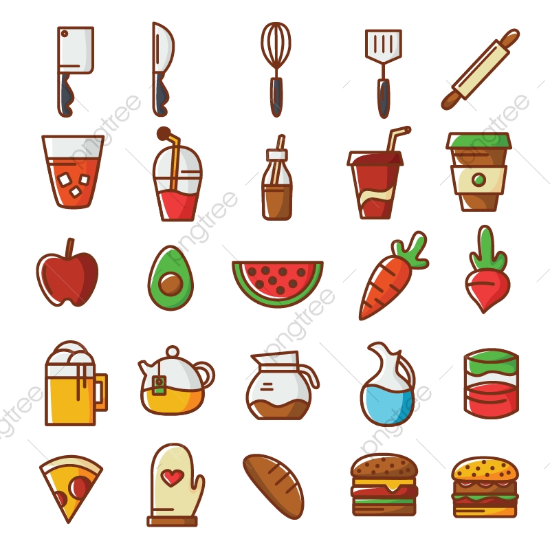 800x800 Food Icons, Nutrition, Food Png And Vector With Transparent