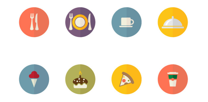 700x345 Free Food And Cooking Icon Sets For Apps And Websites