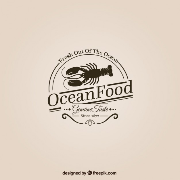 Ocean Food Logo Vector Free Download 626x626 Ocean Food Logo Vector Free Download