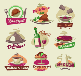 Vintage Food Logo Vector Free Download 340x316 Vintage Food Logo Vector Free Download