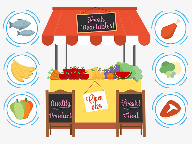 650x489 Market Stalls, Vegetable Market, Food Market, Selling Vegetables