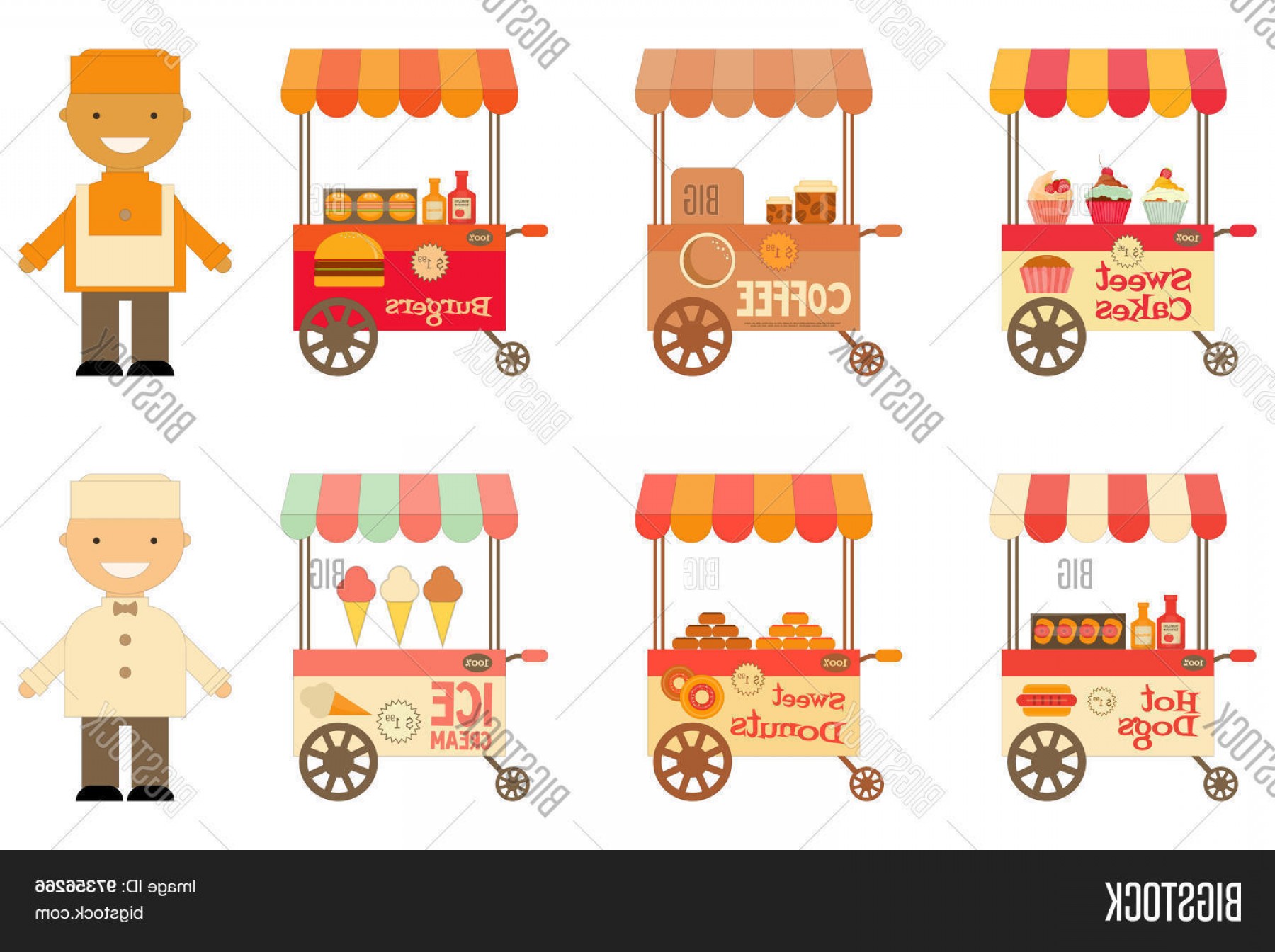 1800x1344 Street Food Background Vector Hoodamathrun