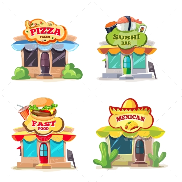 590x590 Food Market Graphics, Designs Templates From Graphicriver