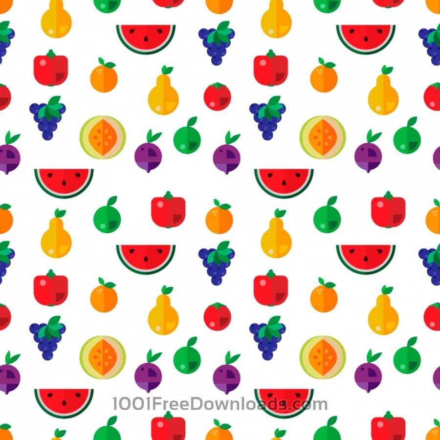 900x900 Free Vectors Food Seamless Pattern