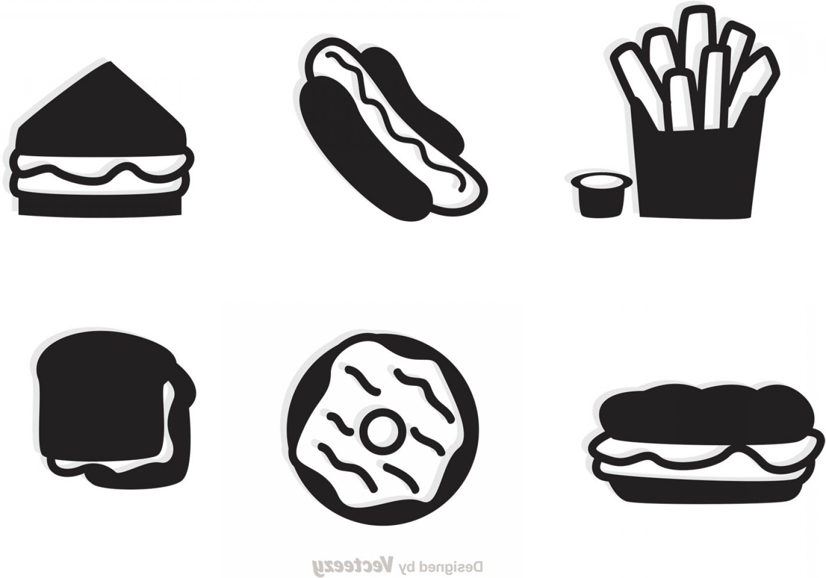 1680x1176 Fast Food Icons Vector Silhouettes Soidergi